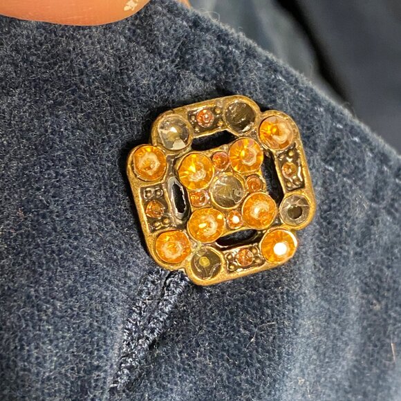 Levis Signature Womens Dark Teal Velvet Blazer Jacket Size Large Stretch pockets - Picture 6 of 8